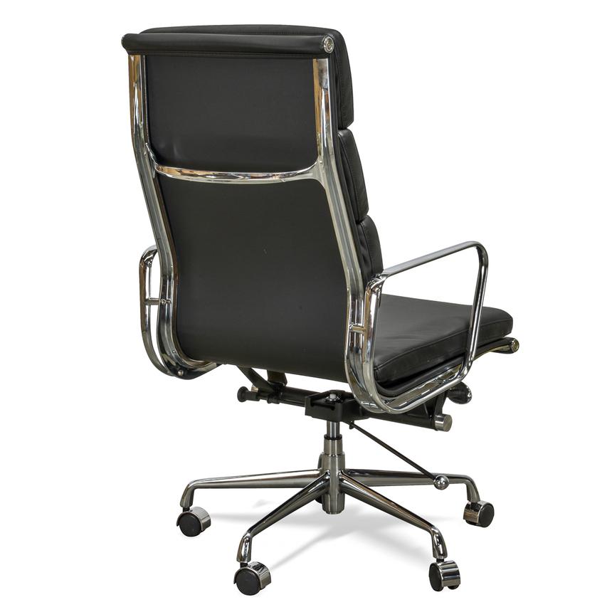Saveluna High Back Office Chair - Black Leather