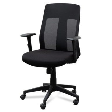 Showcasing Migana Mesh Office Chair - Black OC2545-LF Office Chair by Calibre Furniturs