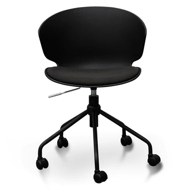 Showcasing Rovela Office Chair - Black OC6028-LF Office Chair by Calibre Furniturs
