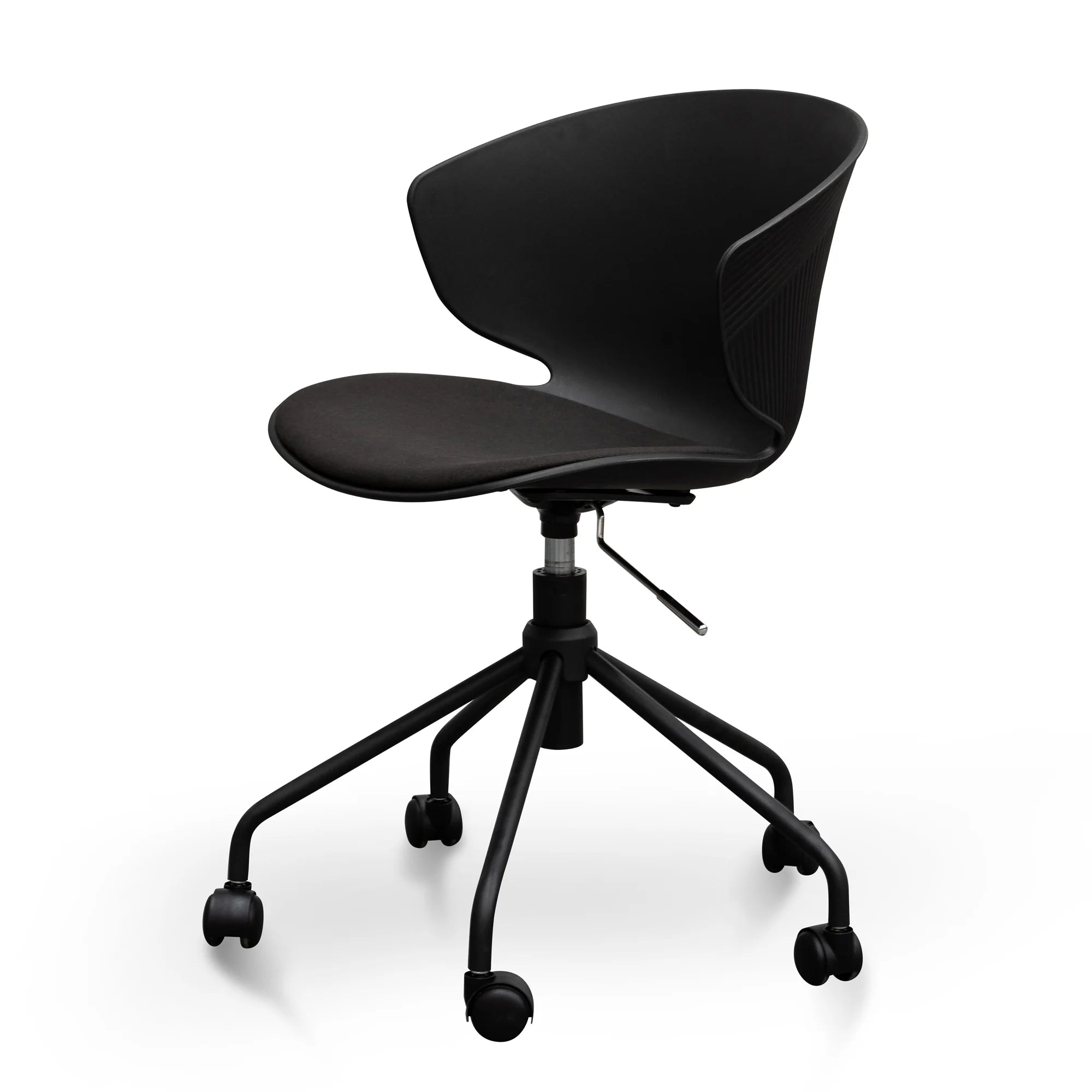 Showcasing Rovela Office Chair - Black OC6028-LF Office Chair by Calibre Furniturs