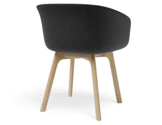 Lonsdale Armchair - Natural - Black Fabric