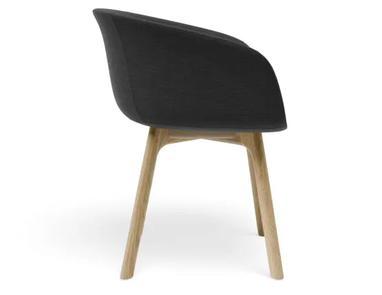 Lonsdale Armchair - Natural - Black Fabric