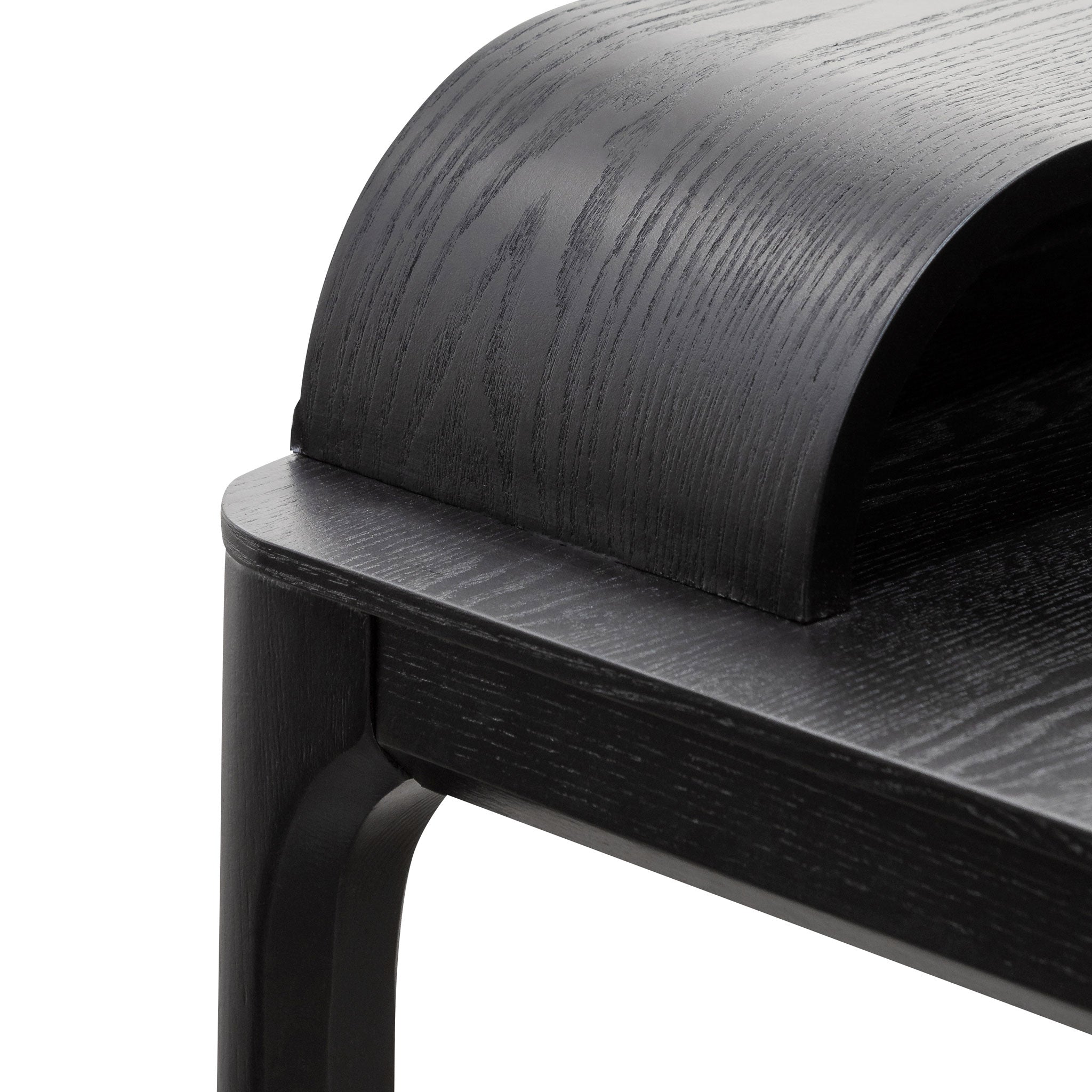 Wooden Home Office Desk - Black - image 7