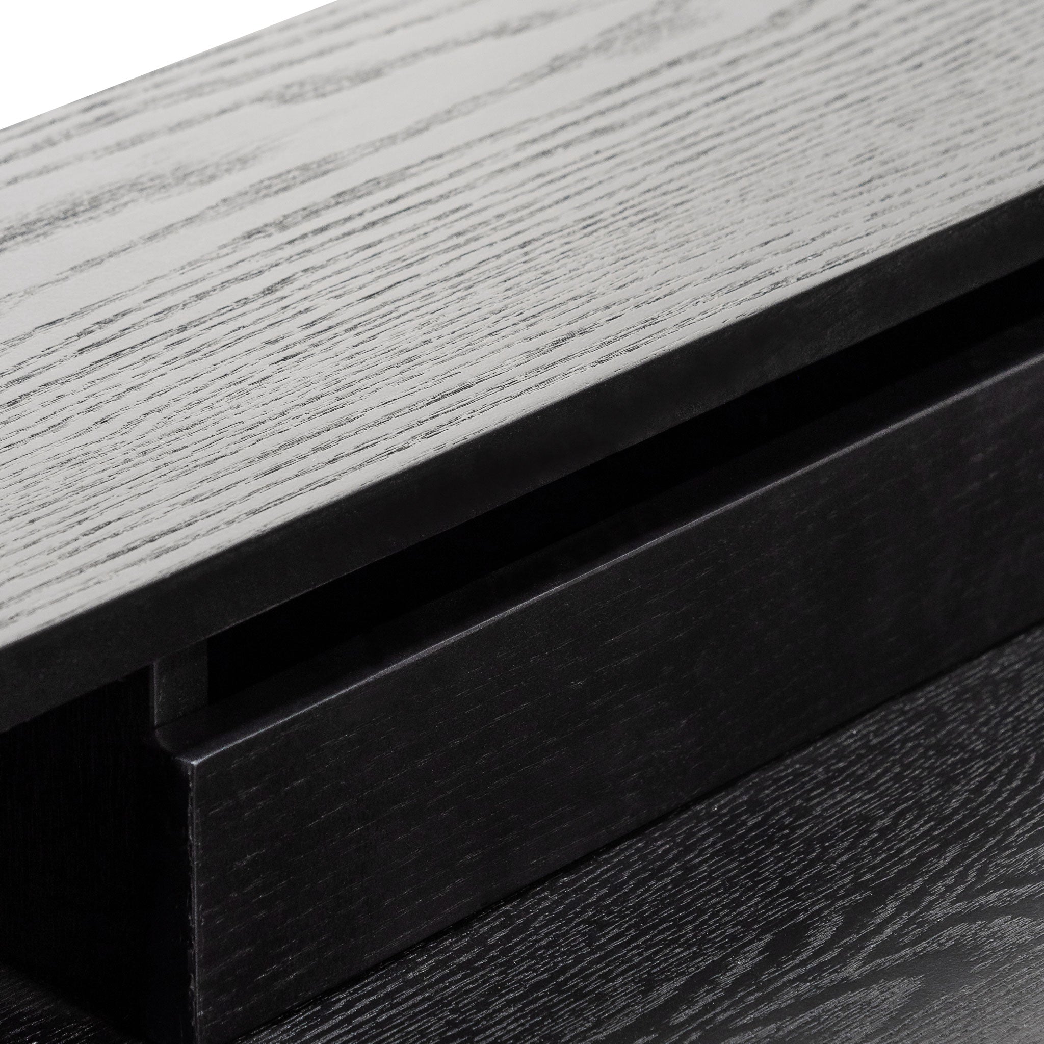 Wooden Home Office Desk - Black - image 8