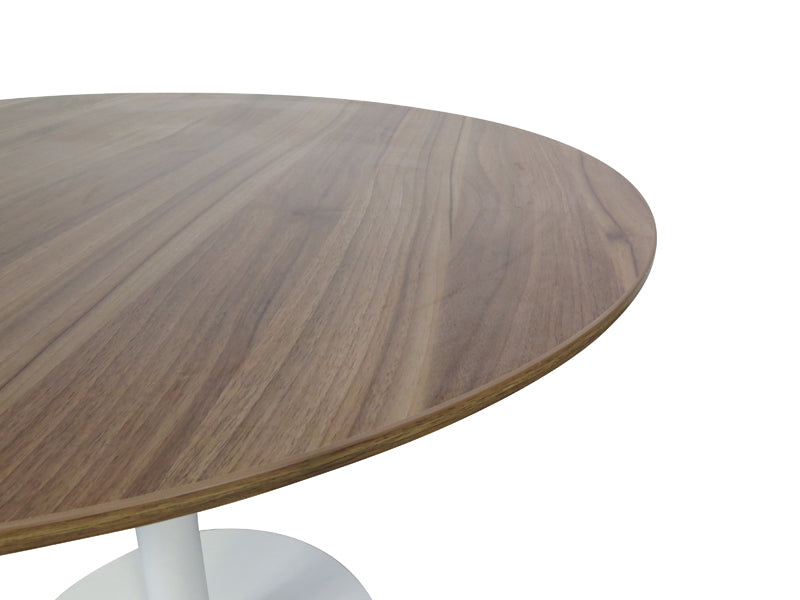 Oliver Round Office Meeting Table - Walnut