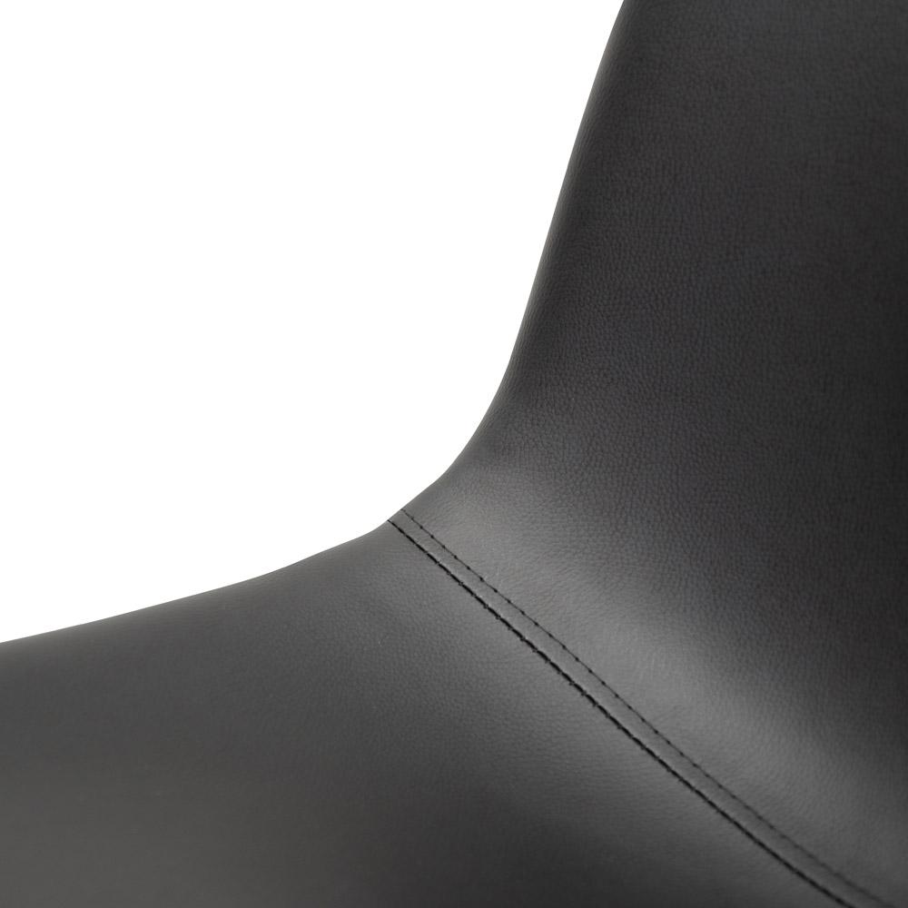 Set of 2 - Darcy Dining Chair - Black PU