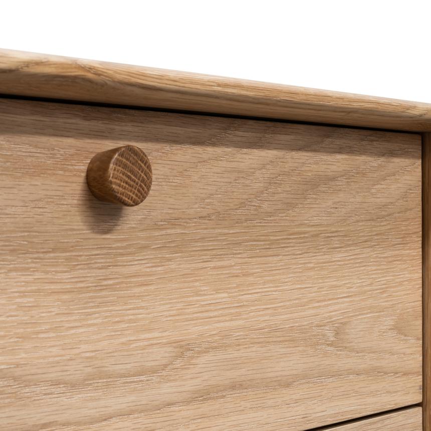 2 Drawer Side Table - Oak