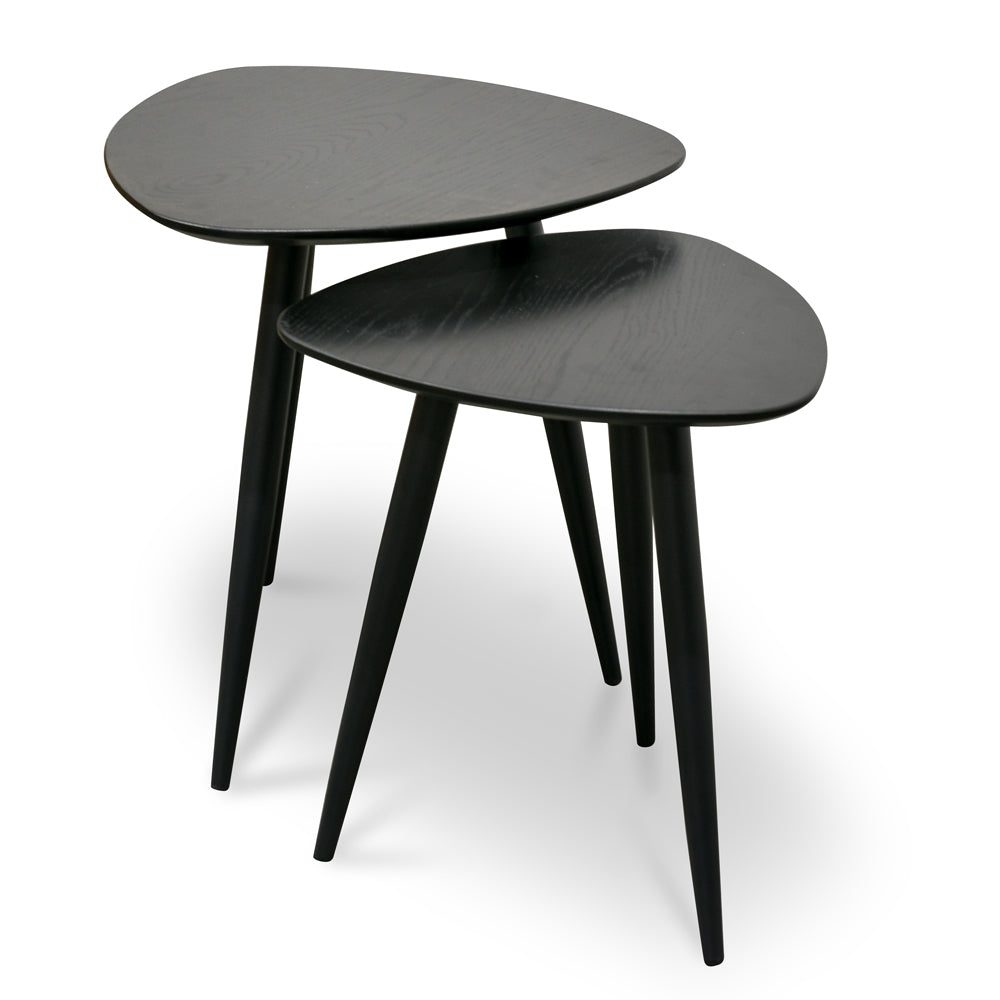 Eirikur Set of Side Table - Black