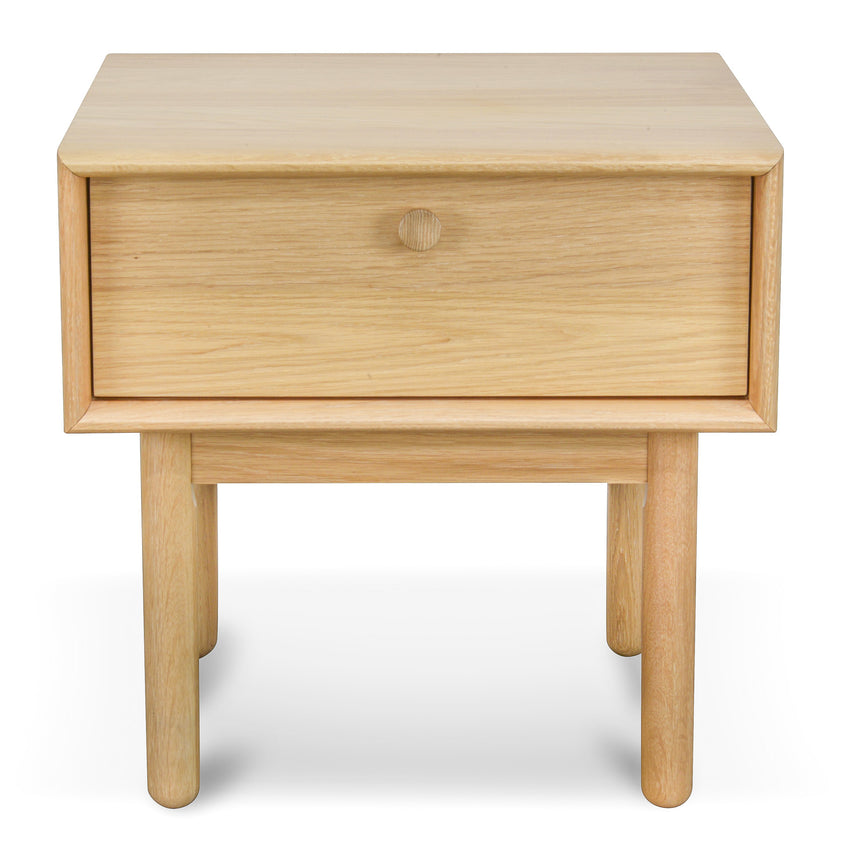 Margareta Lamp Side Table with Drawer - Natural
