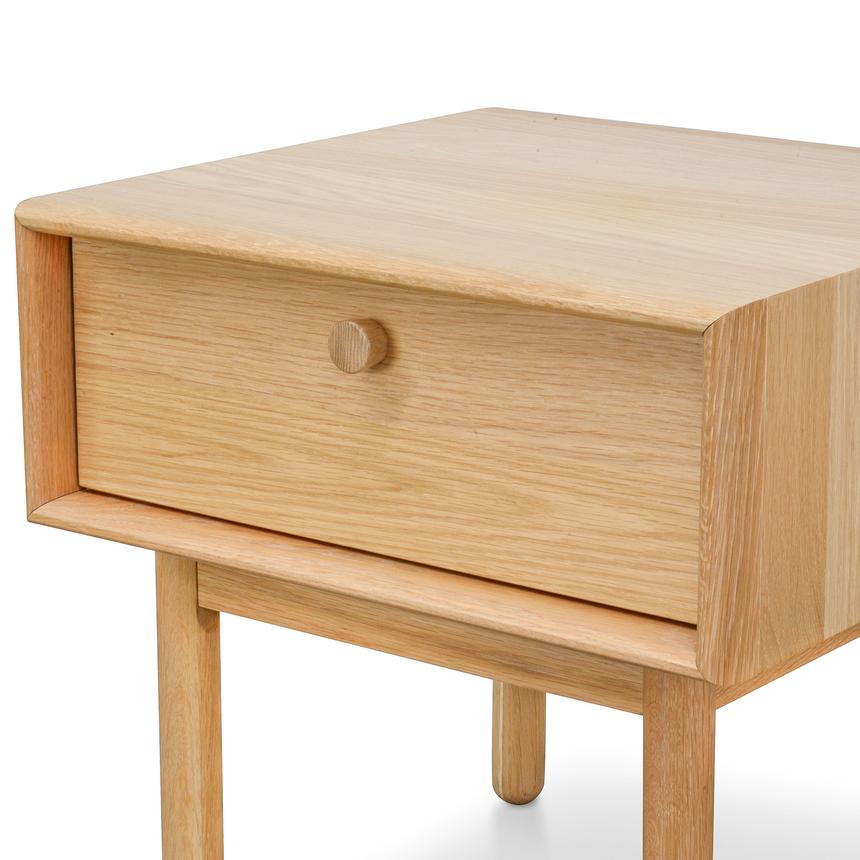Lamp Side Table with Drawer - Natural