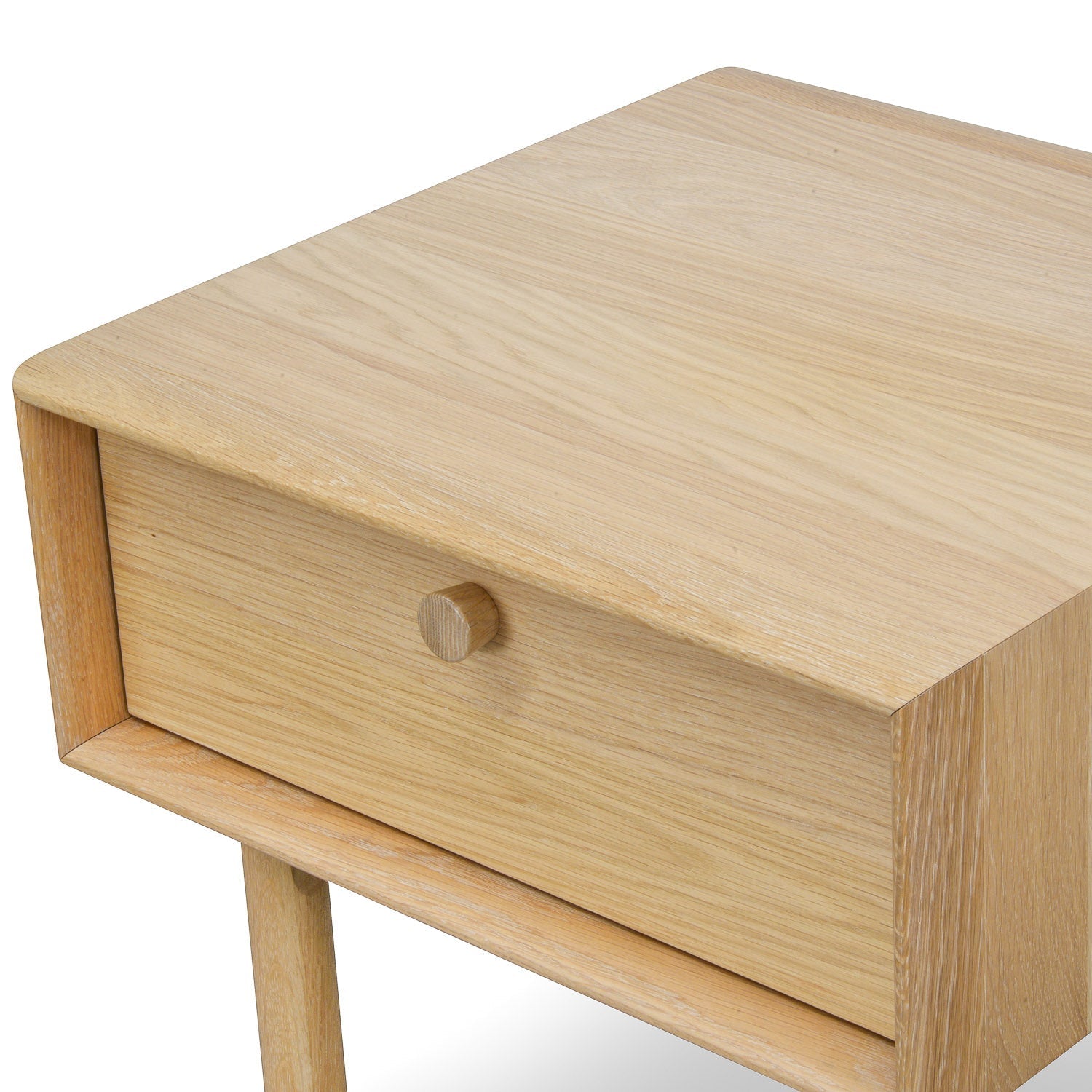 Lamp Side Table with Drawer - Natural