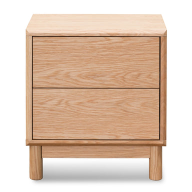 Showcasing Nomirina - Bedside Table - Natural Oak ST6087-CN Bedside Table by Calibre Furniturs