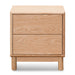 Showcasing Nomirina - Bedside Table - Natural Oak ST6087-CN Bedside Table by Calibre Furniturs