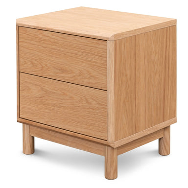 Showcasing Nomirina - Bedside Table - Natural Oak ST6087-CN Bedside Table by Calibre Furniturs