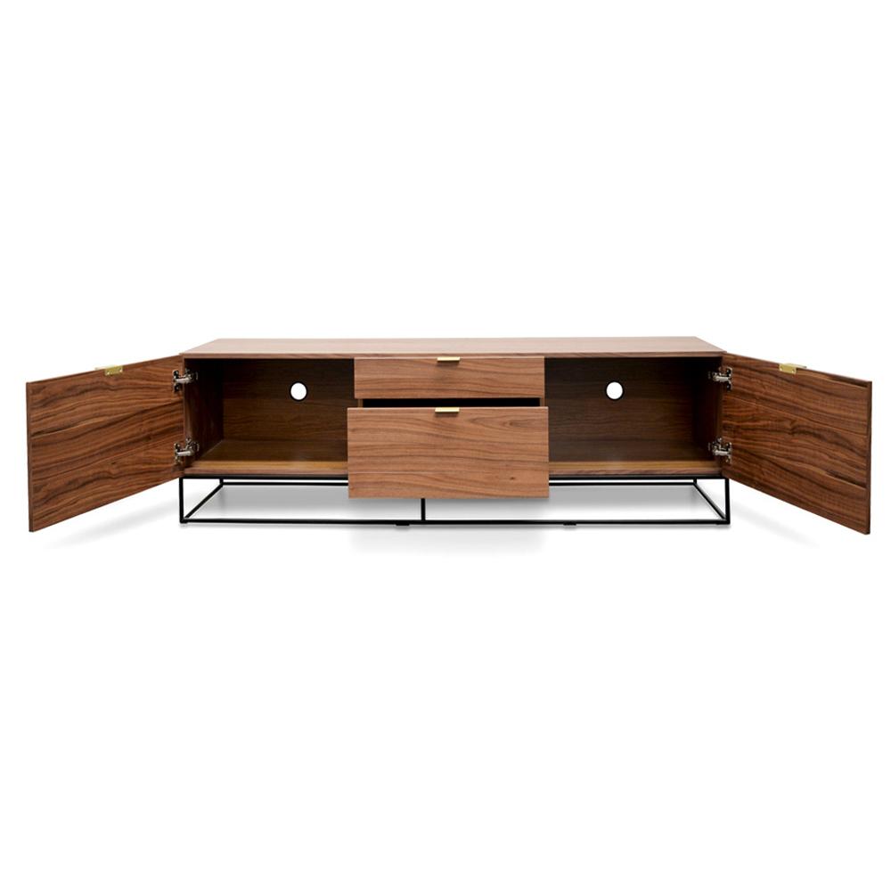 180cm Entertainment TV Unit - Walnut