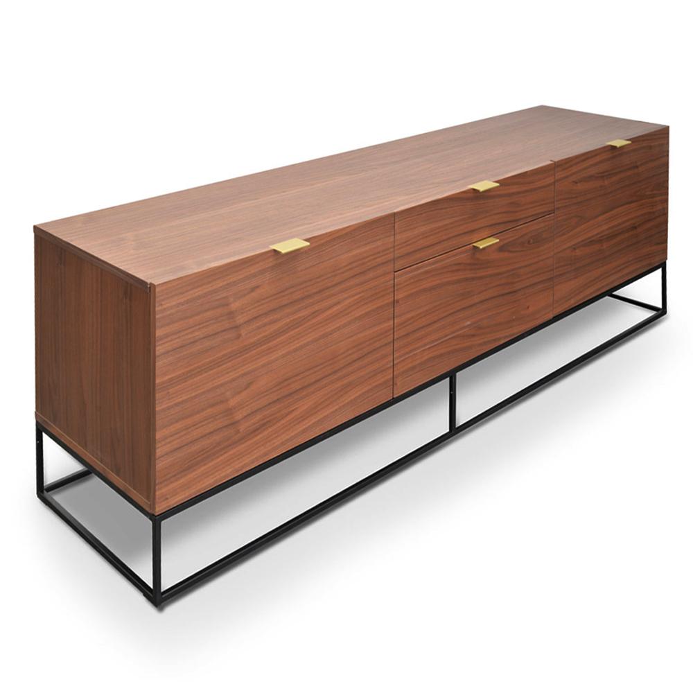 180cm Entertainment TV Unit - Walnut