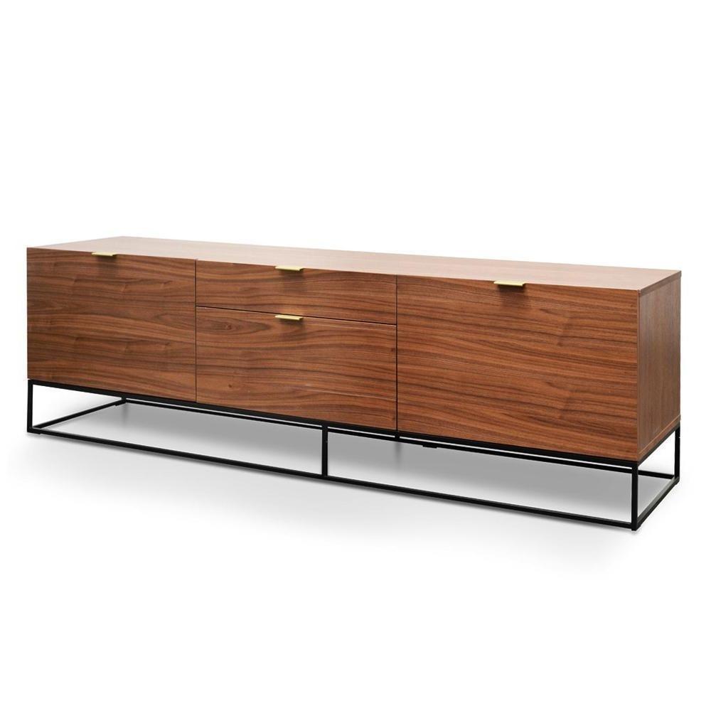 180cm Entertainment TV Unit - Walnut