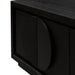 2m Entertainment TV Unit - Textured Espresso Black - image 6