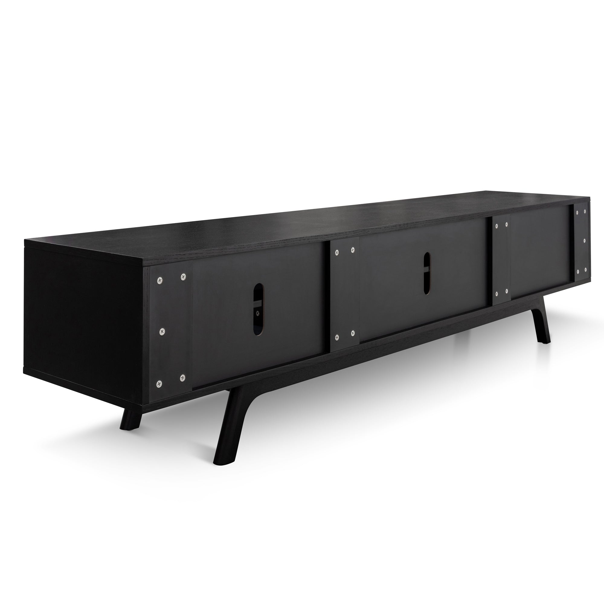 2.1m TV Unit - Full Black - image 9