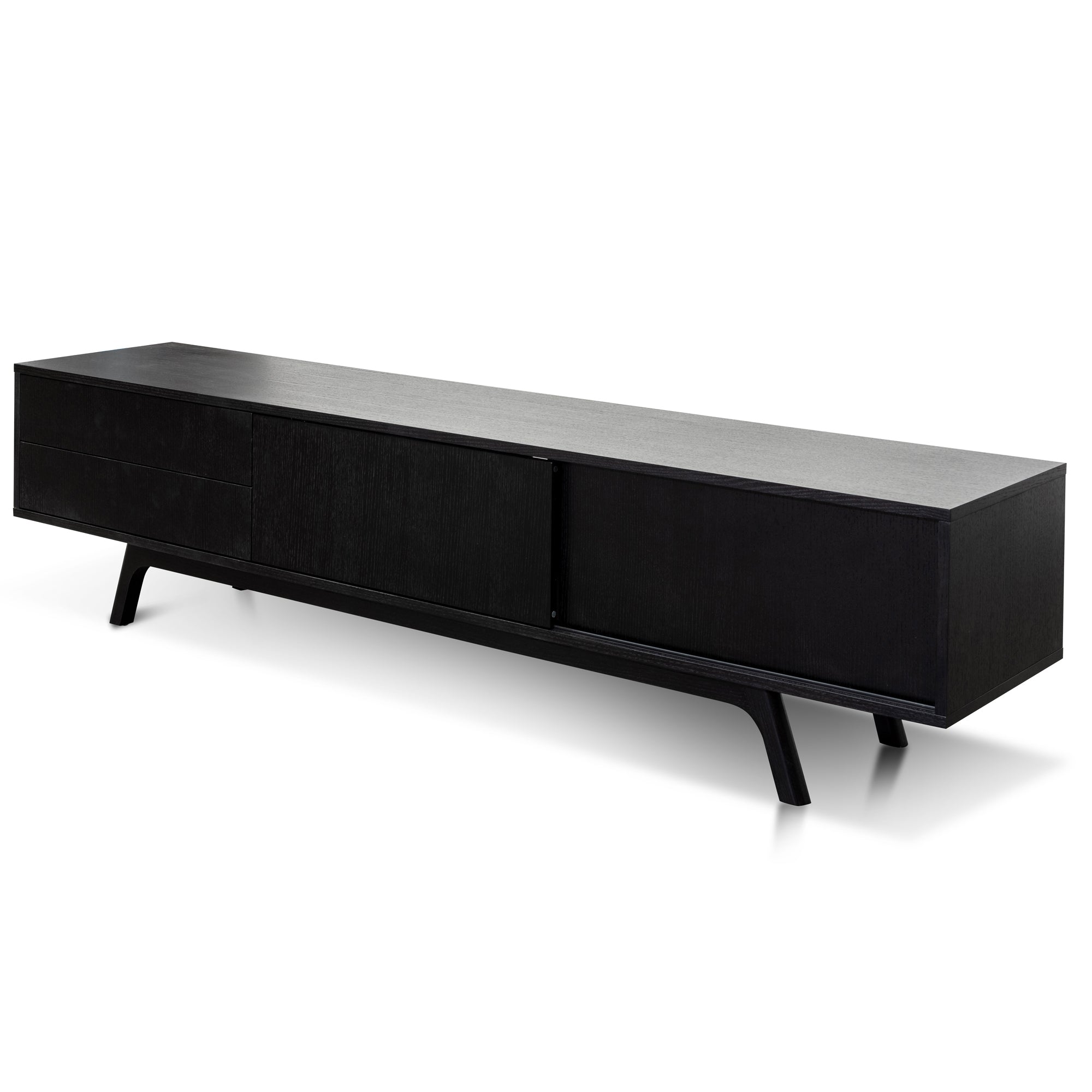 2.1m TV Unit - Full Black - image 2