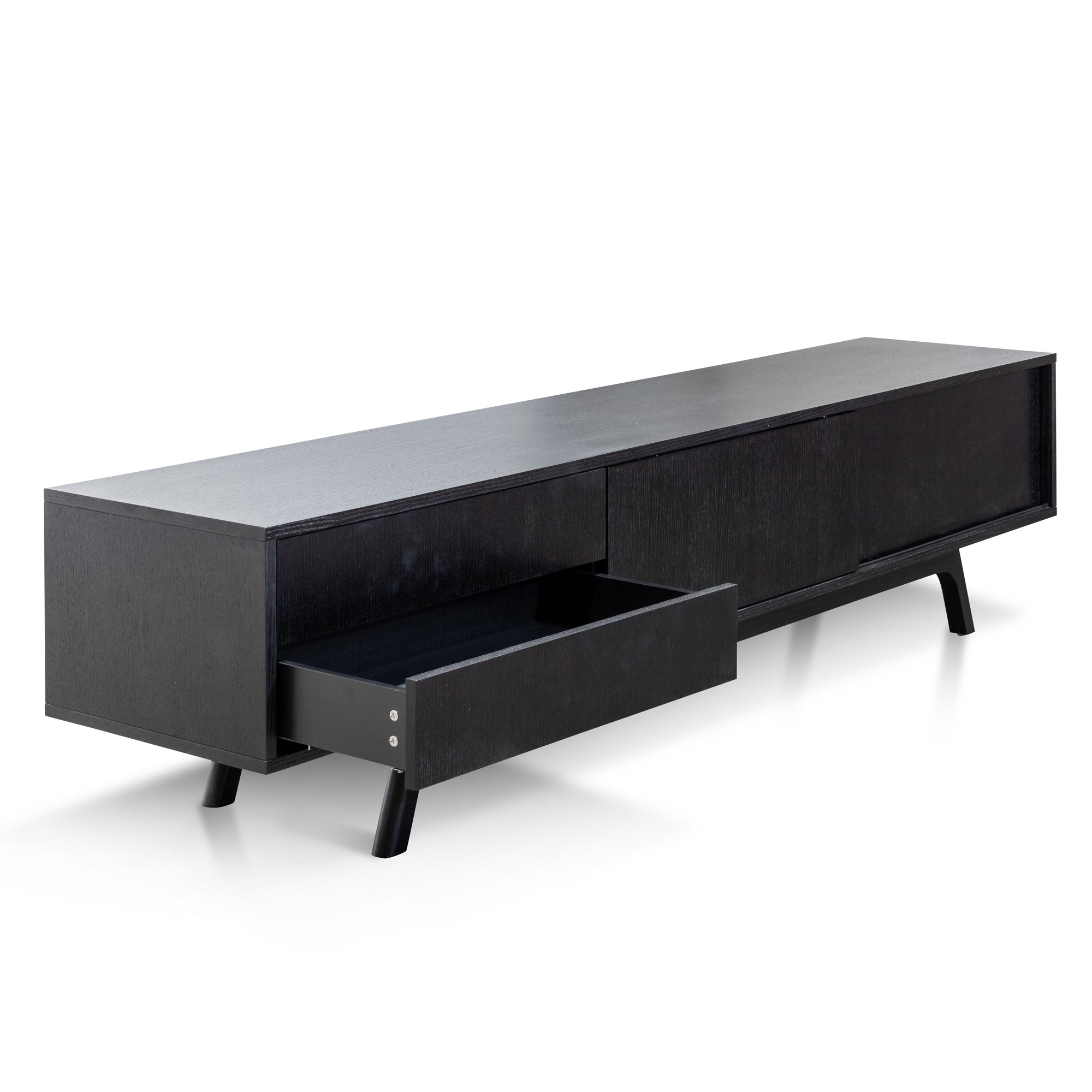 2.1m TV Unit - Full Black - image 6