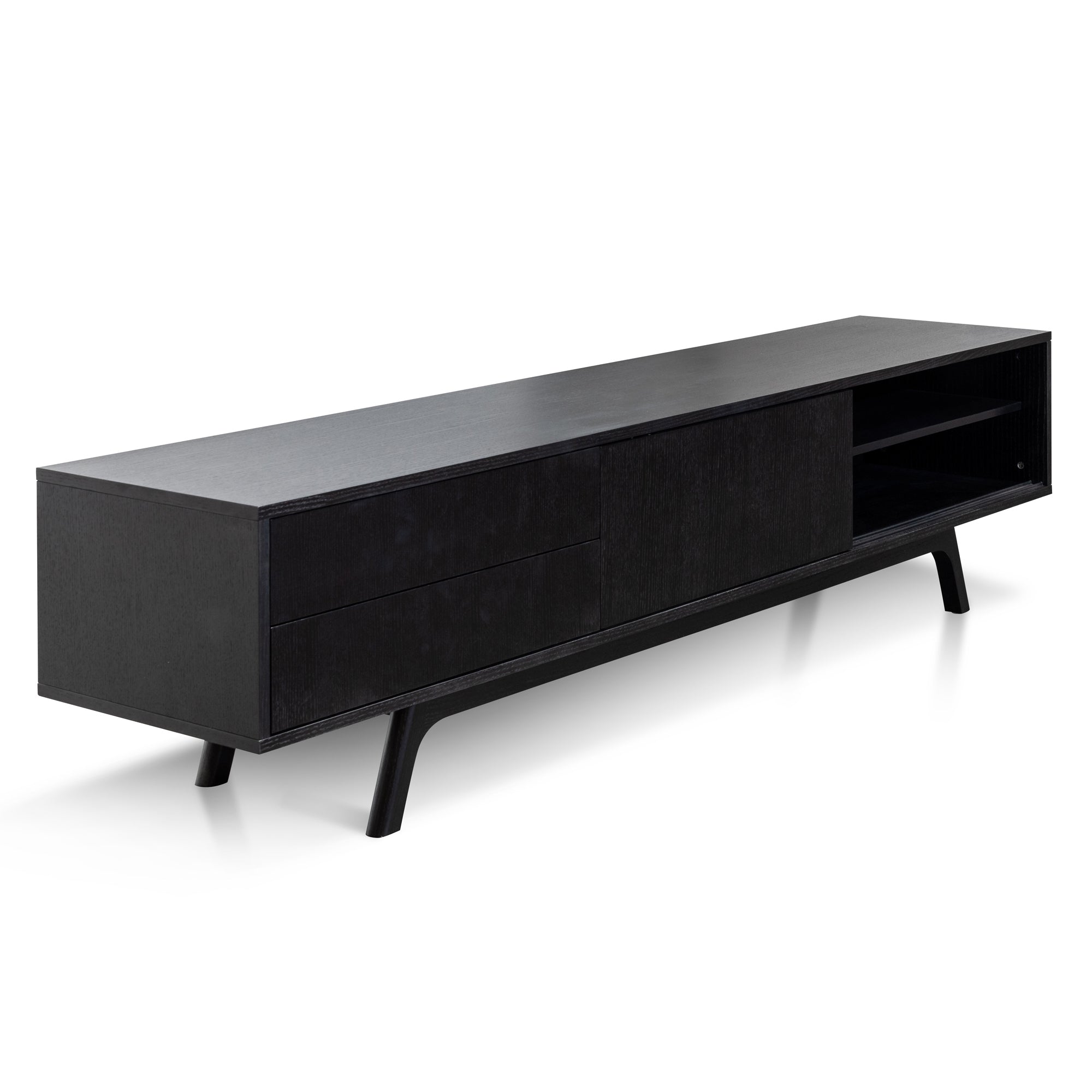 2.1m TV Unit - Full Black - image 7