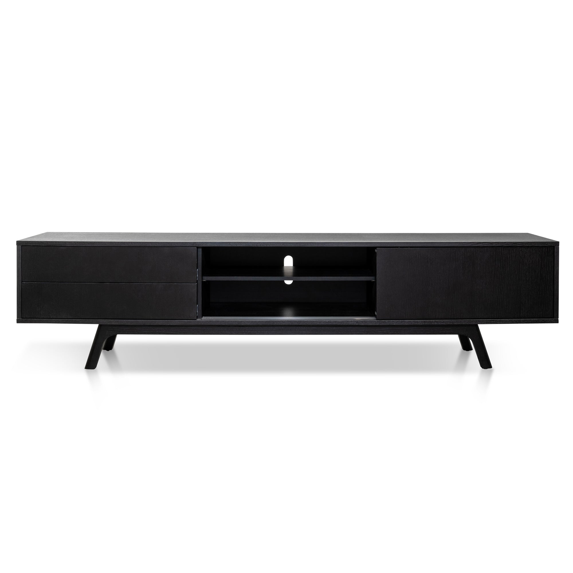 2.1m TV Unit - Full Black - image 8