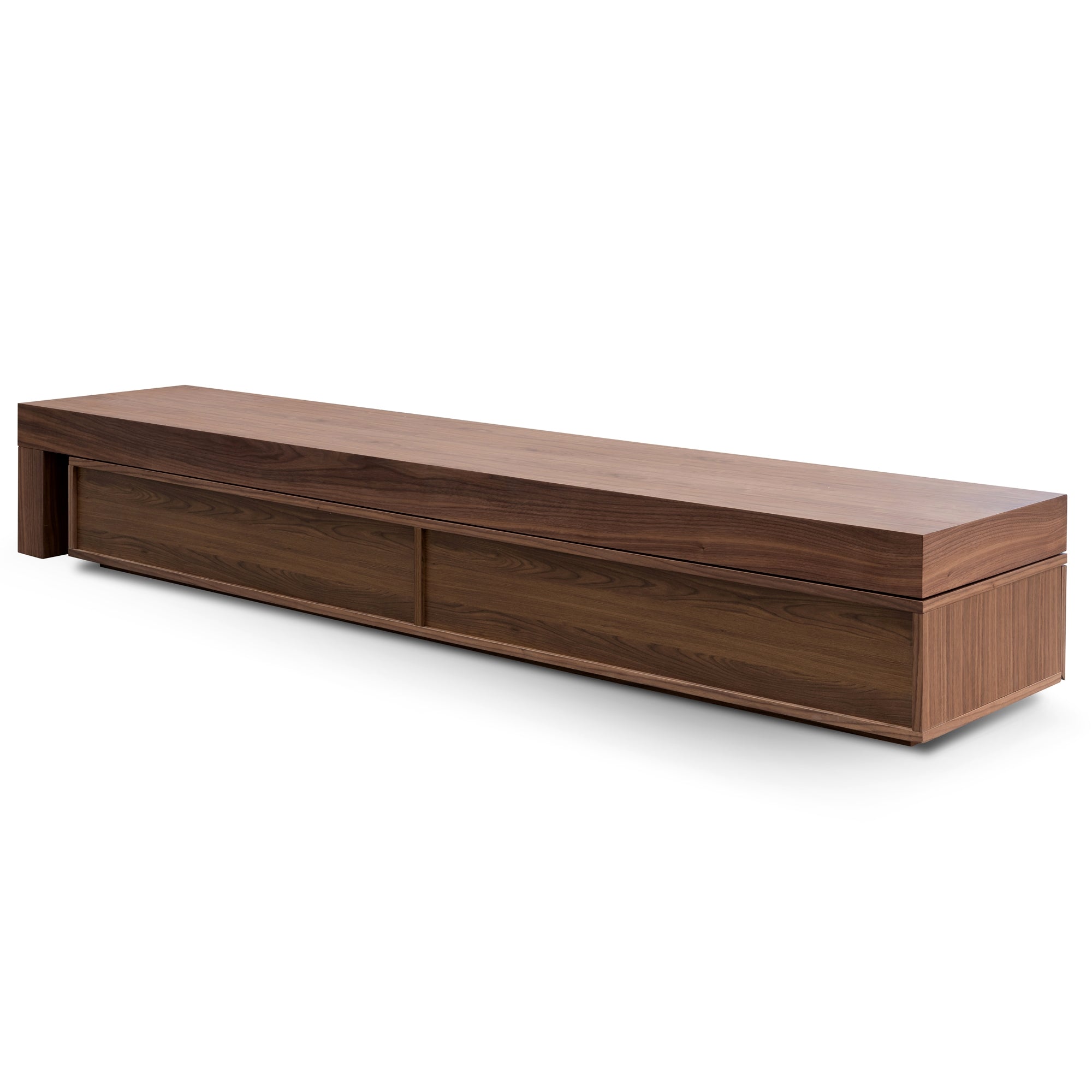 Extendable Entertainment TV Unit - Walnut - image 3