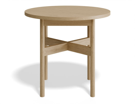 Nordica Side Table - Round - 50Dia - Solid Oak