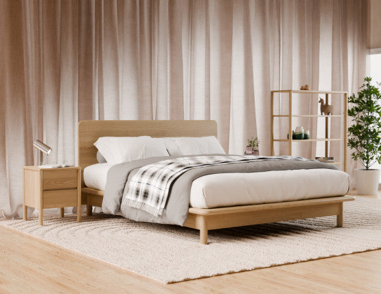 Nordica Bedside Table - Solid Oak