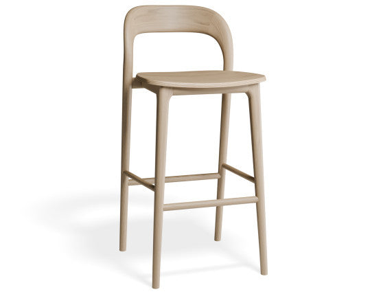 Mia Stool - Natural - 75cm Seat Height (Bar Bench Height)