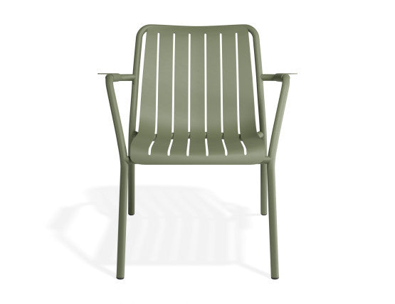 Roku Outdoor Lounge Chair in Matt Eucalyptus Green