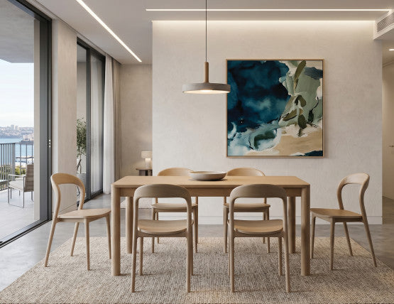 Nordica Dining Table - Solid Oak - 160 x 90cm