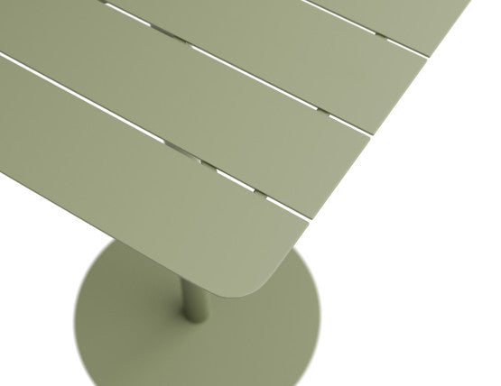 Roku High Bar Table - Outdoor - Eucalyptus Green - 65 x 65cm Table Top