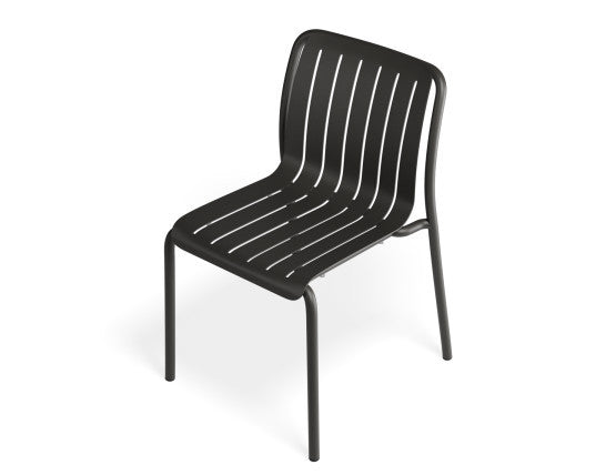 Roku Outdoor Dining Chair in Matt Charcoal - No Cushion
