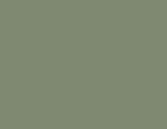 Roku Outdoor Low Stool Footrest in Matt Eucalyptus Green