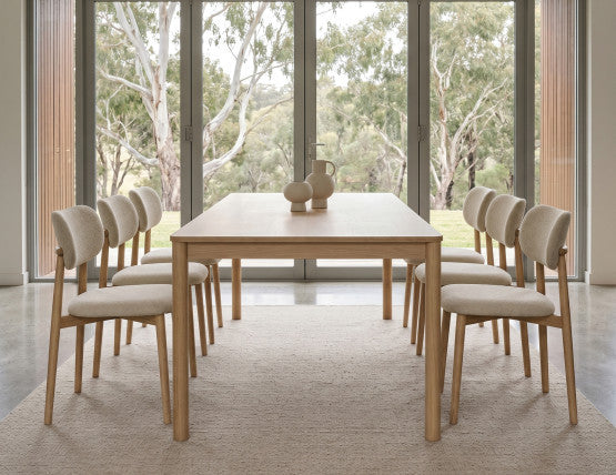 Nordica Dining Table - Solid Oak - 240 x 100cm