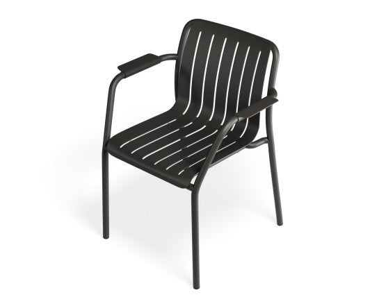 Roku Outdoor Armchair in Matt Charcoal - No Cushion