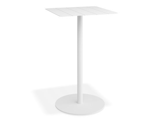 Roku High Bar Table - Outdoor - White - 65 x 65cm Table Top