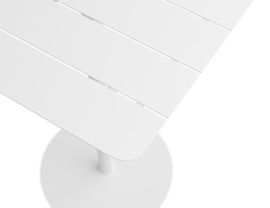 Roku High Bar Table - Outdoor - White - 65 x 65cm Table Top
