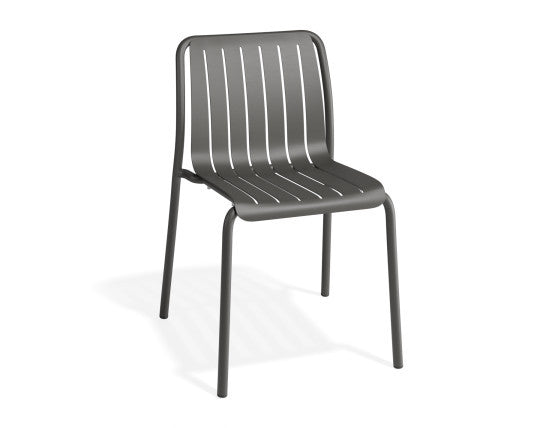 Roku Outdoor Dining Chair in Matt Charcoal - No Cushion