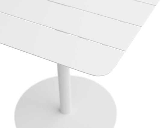Roku Cafe Table - Outdoor - White - 65 x 65cm Table Top