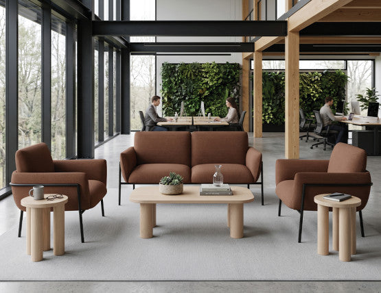 Charlie 2 Seat Sofa - Terracotta Rust
