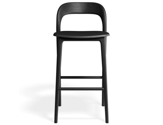 Mia Stool - Black  - 66cm Seat Height (Kitchen Bench height)
