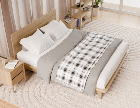 Nordica Bedside Table - Solid Oak