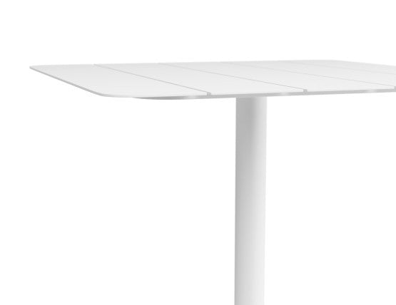 Roku High Bar Table - Outdoor - White - 65 x 65cm Table Top