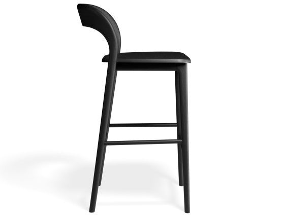 Mia Stool - Black  - 66cm Seat Height (Kitchen Bench height)