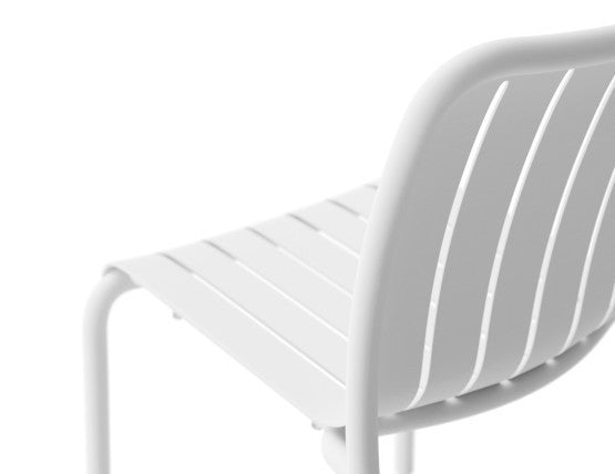 Roku Outdoor Dining Chair - Matt White