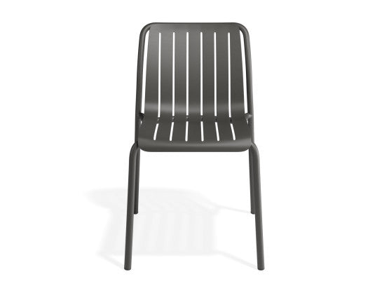 Roku Outdoor Dining Chair in Matt Charcoal - No Cushion