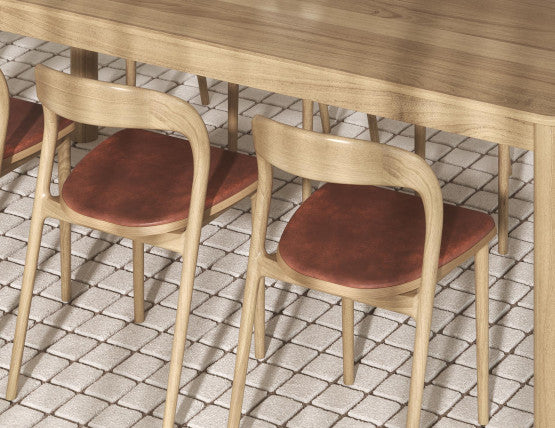 Nordica Dining Table - Solid Oak - 240 x 100cm